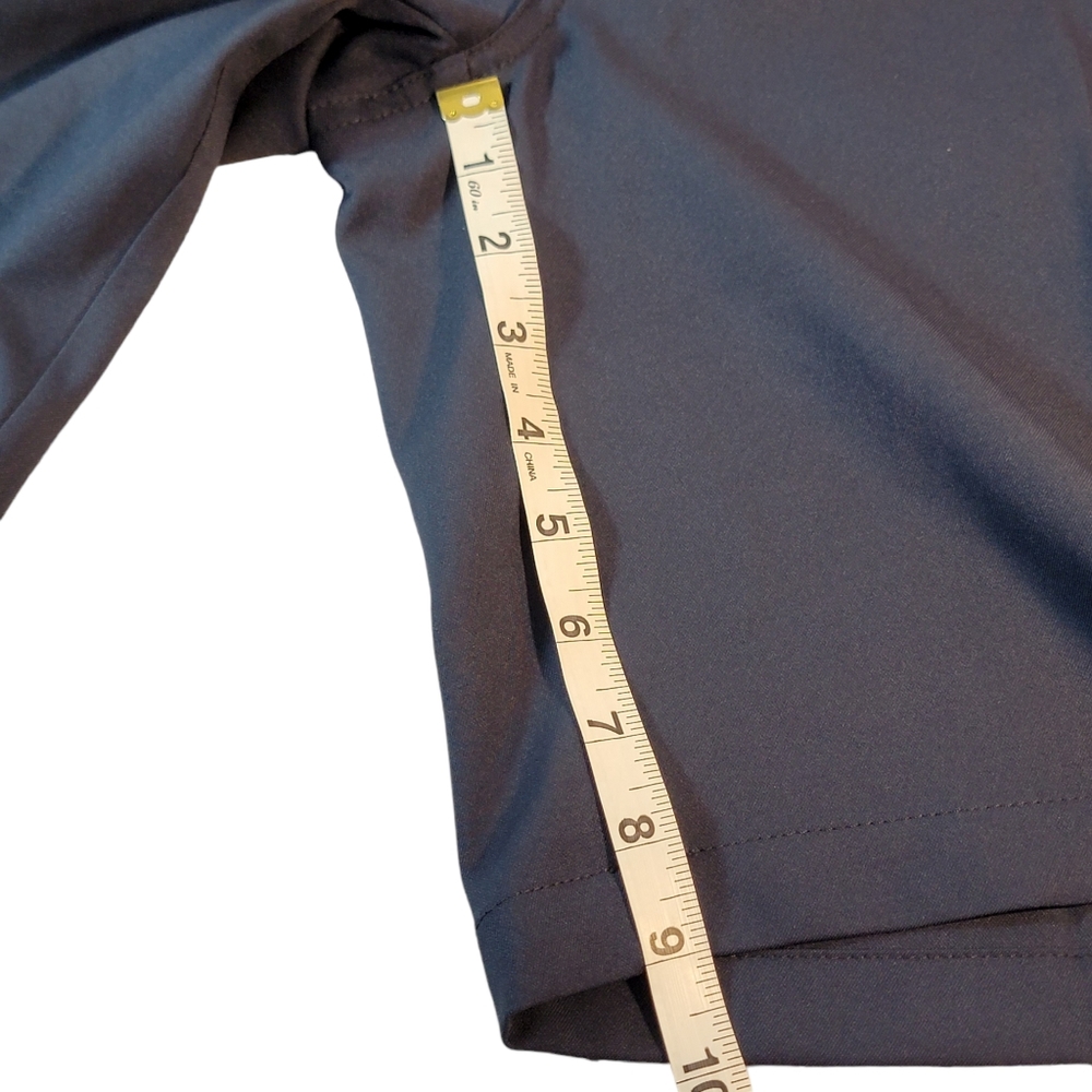Haggar Cool 18 Pro Expandable Waist Active Outdoor Navy Golf Shorts Men's 42 - Picture 14 of 14